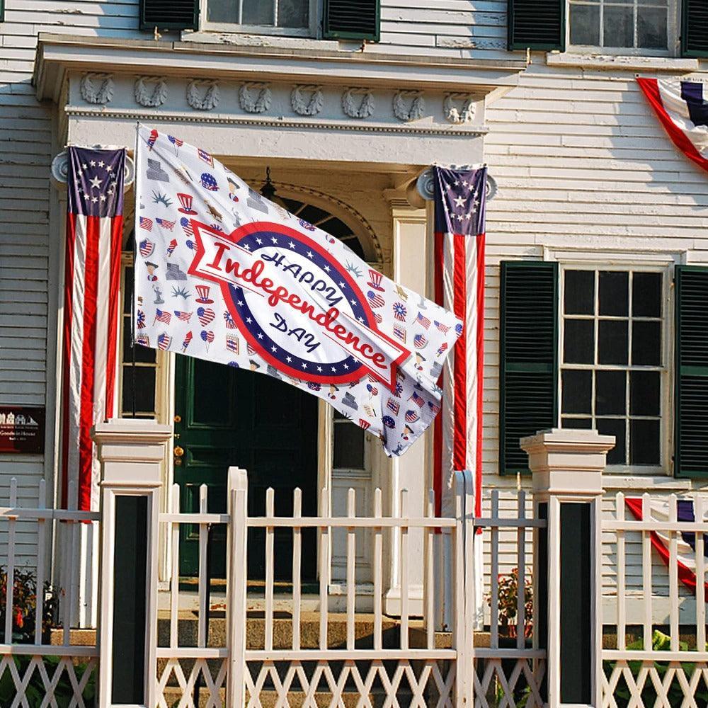 Canada Independence Day Flag – Durable Outdoor & Indoor Decor-Globe Flags