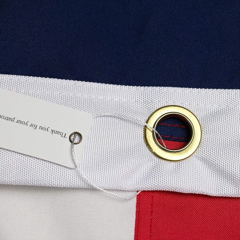 Fade Resistant USA Flag – Heavy-Duty Outdoor Polyester with Embroidered Stars-Globe Flags