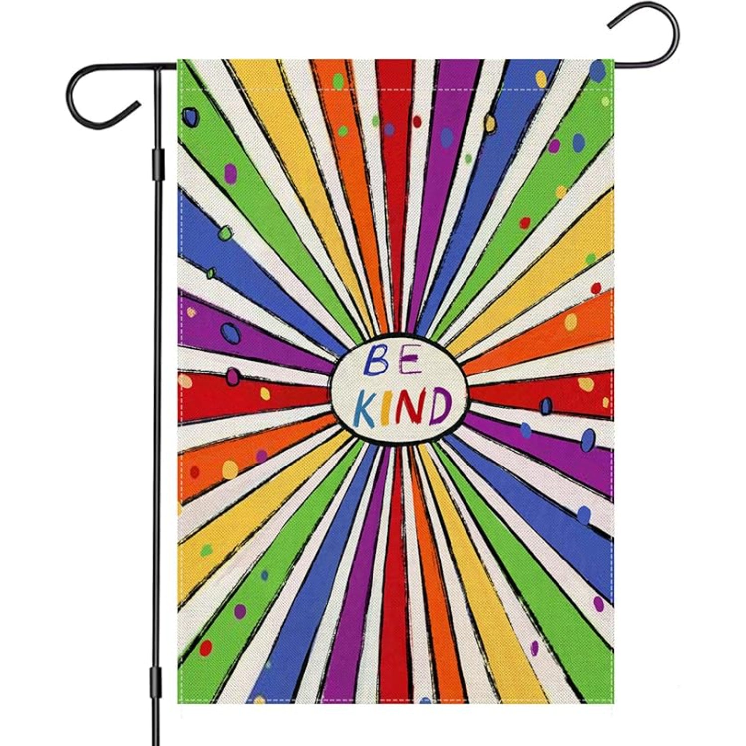Outdoor Garden Flag Printed And Floral Design-Globe Flags