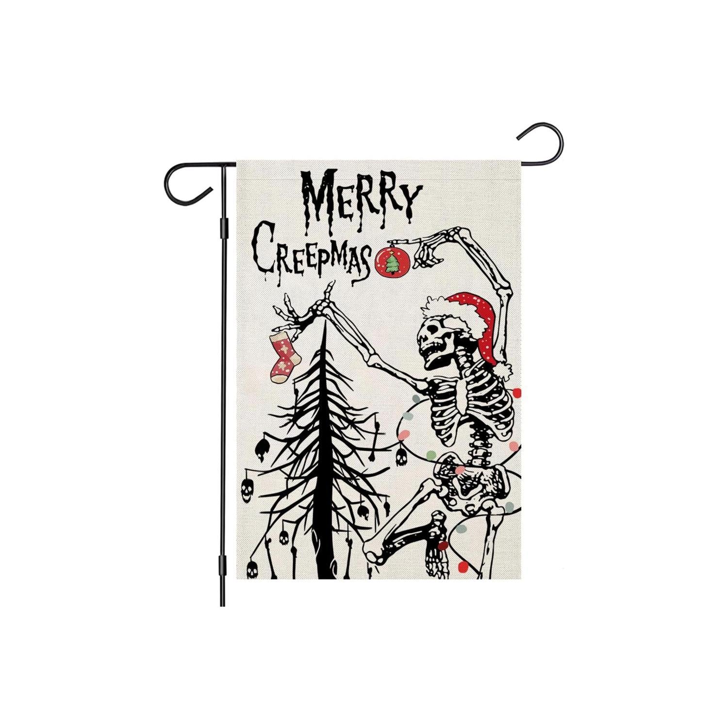 Christmas Themed Yard Flag For Decor-Globe Flags