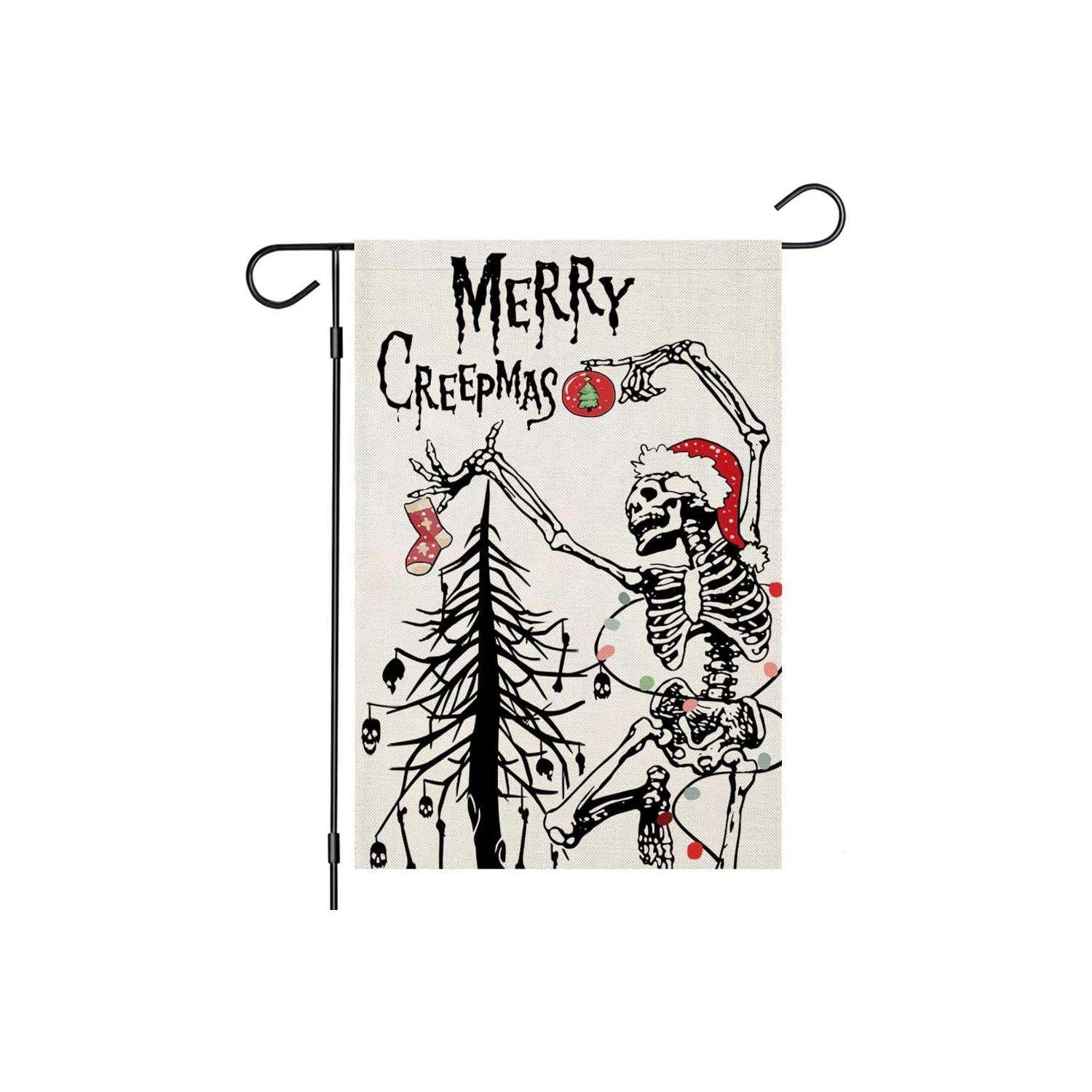 Christmas Themed Yard Flag For Decor-Globe Flags