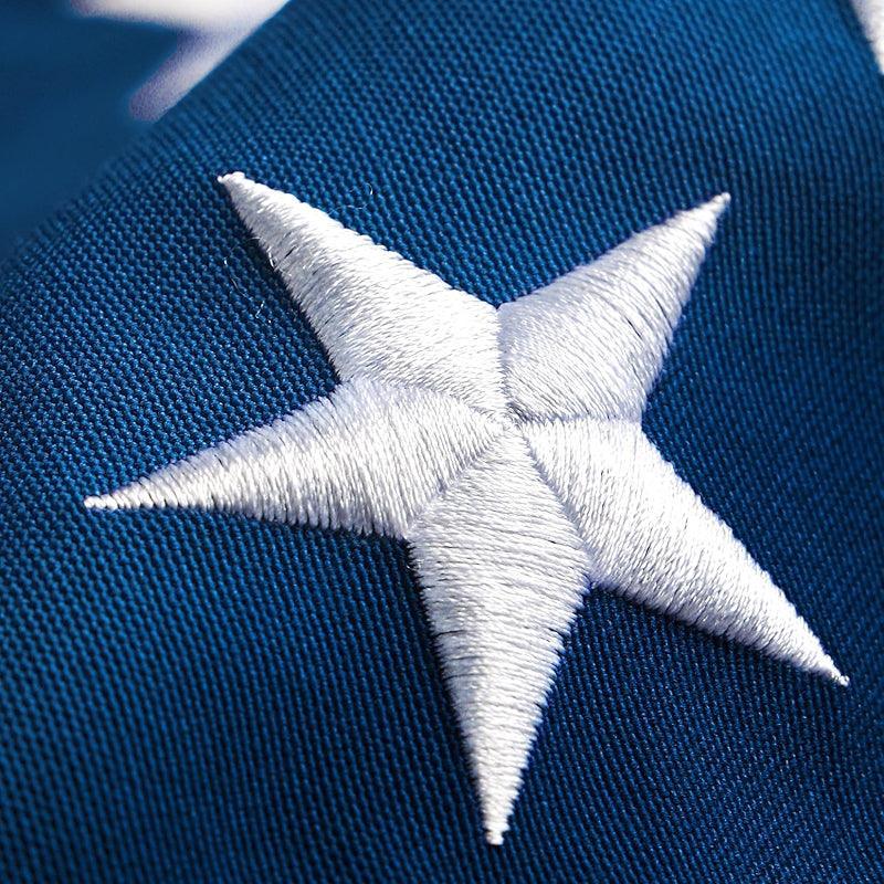 Durable Outdoor American Flag – Nylon with Embroidered Stars-Globe Flags