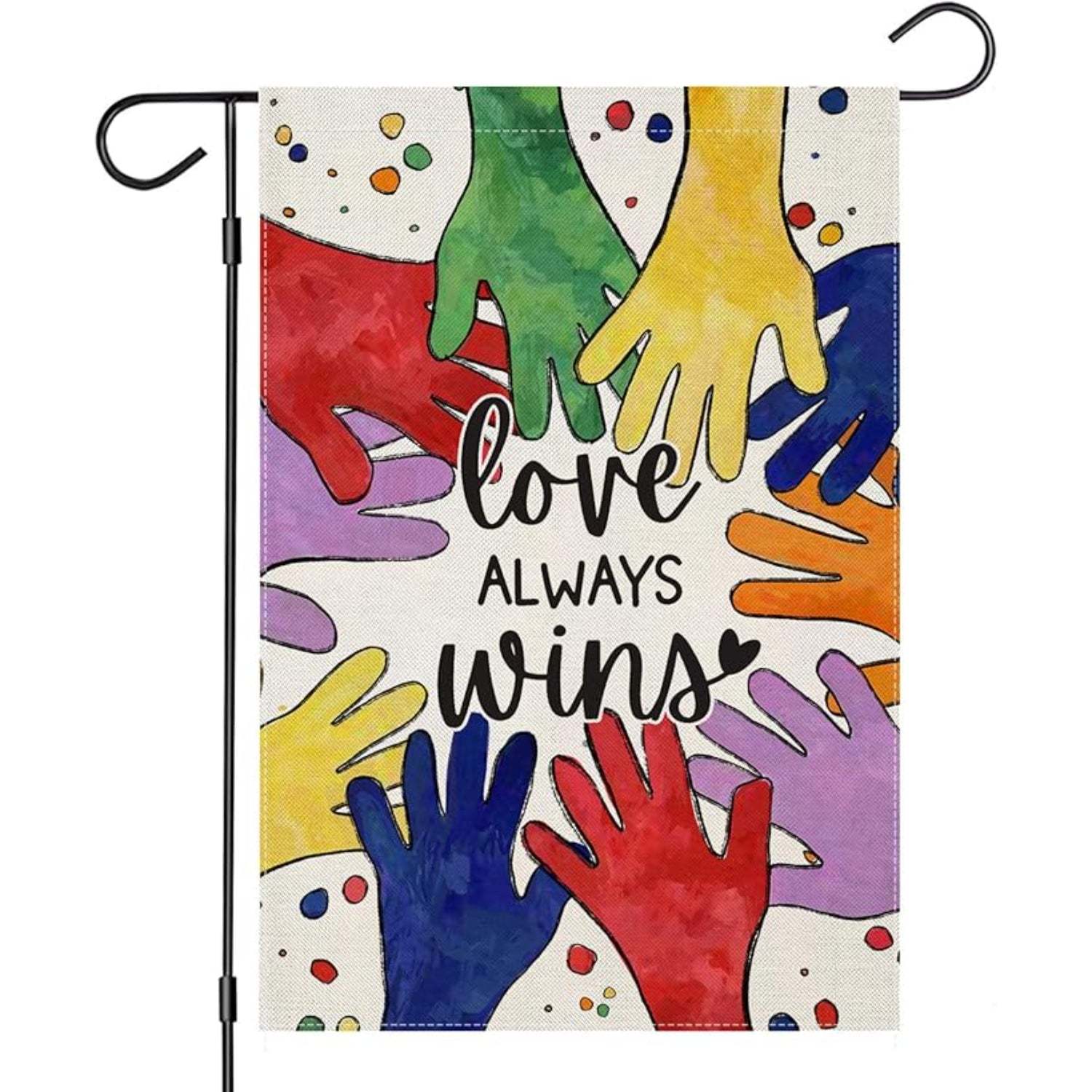 Outdoor Garden Flag Printed And Floral Design-Globe Flags