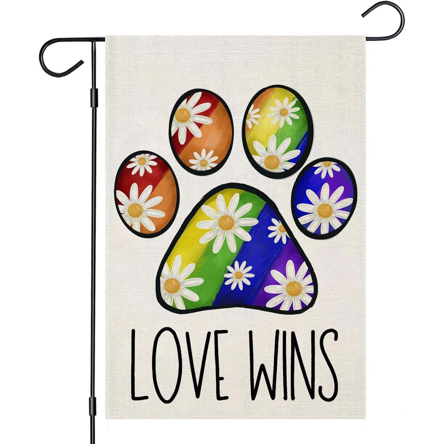 Outdoor Garden Flag Printed And Floral Design-Globe Flags