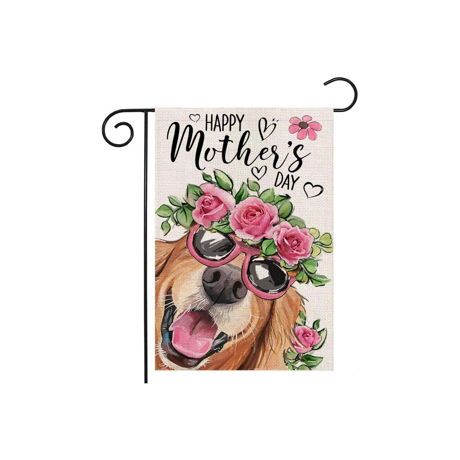 Happy Mothers Day Printed Garden Flag-Globe Flags