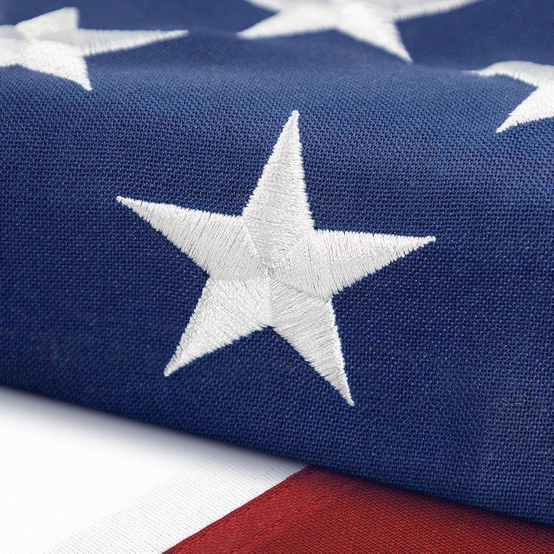 American Heavy Duty Flag – Durable Nylon with Embroidered Stars-Globe Flags