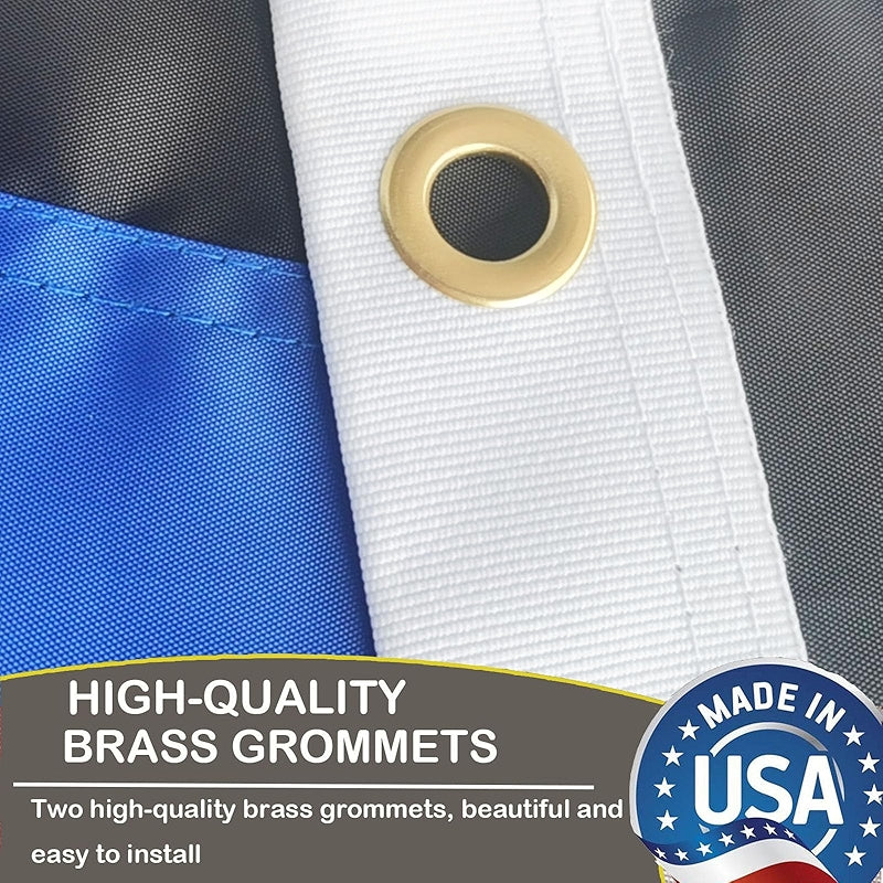 Embroidered Thin Line American Flag 3x5 Outdoor Nylon Flag