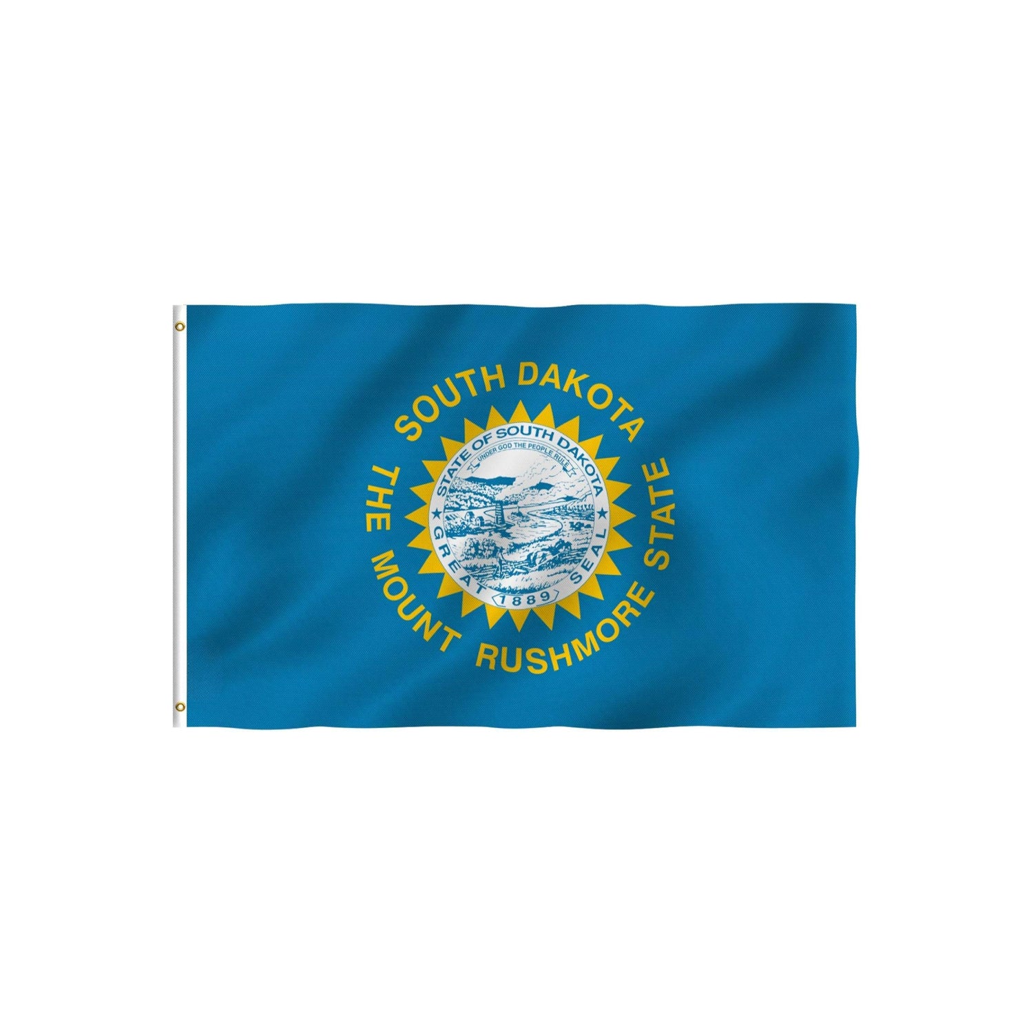 South Dakota State Flag With Metal Grommets For Easy Hanging-Globe Flags
