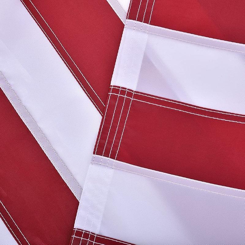 Sleeve Style American Flag – Reinforced Stitching for Outdoor-Globe Flags