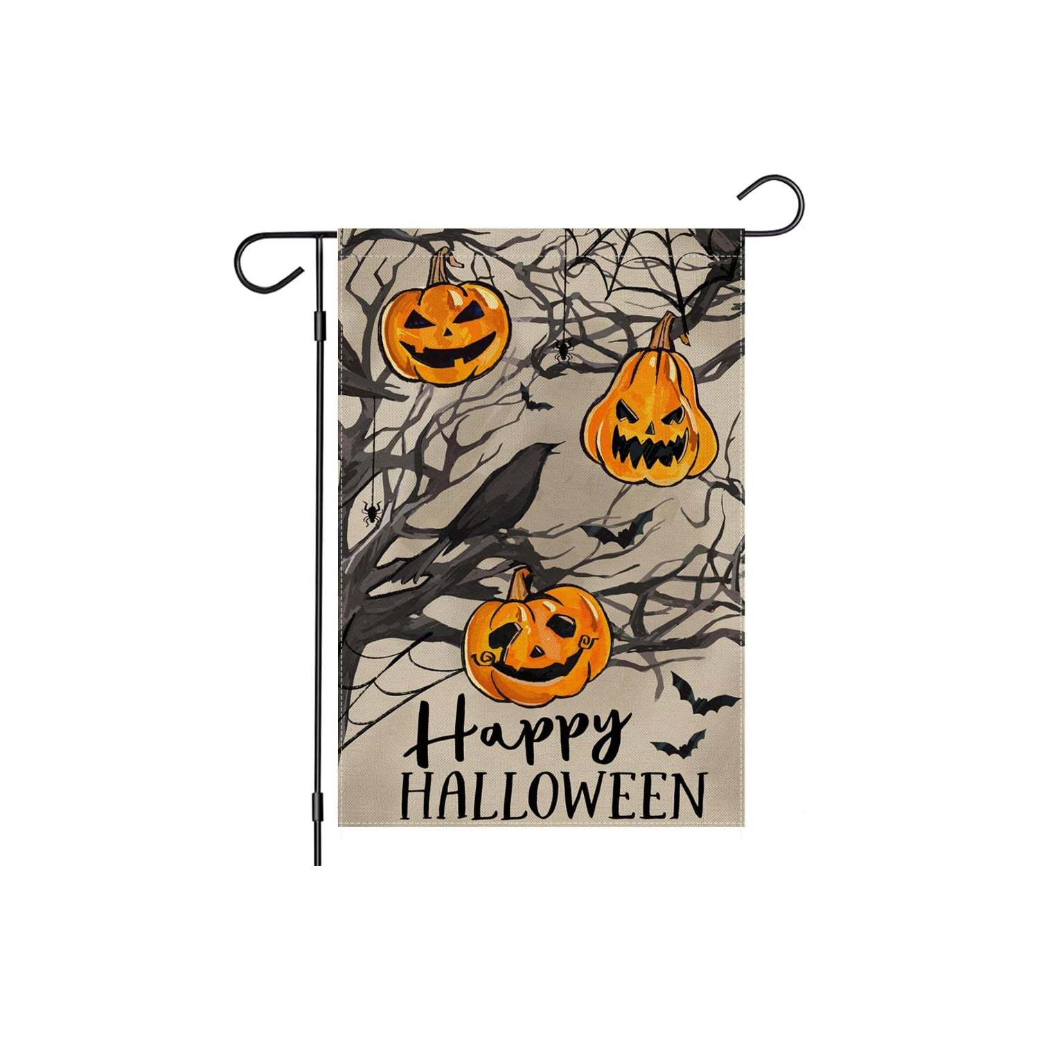 Happy Halloween Printed Garden Flag-Globe Flags