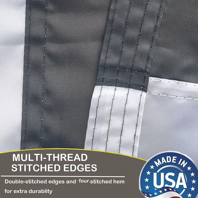 Embroidered Thin Line American Flag 3x5 Outdoor Nylon Flag