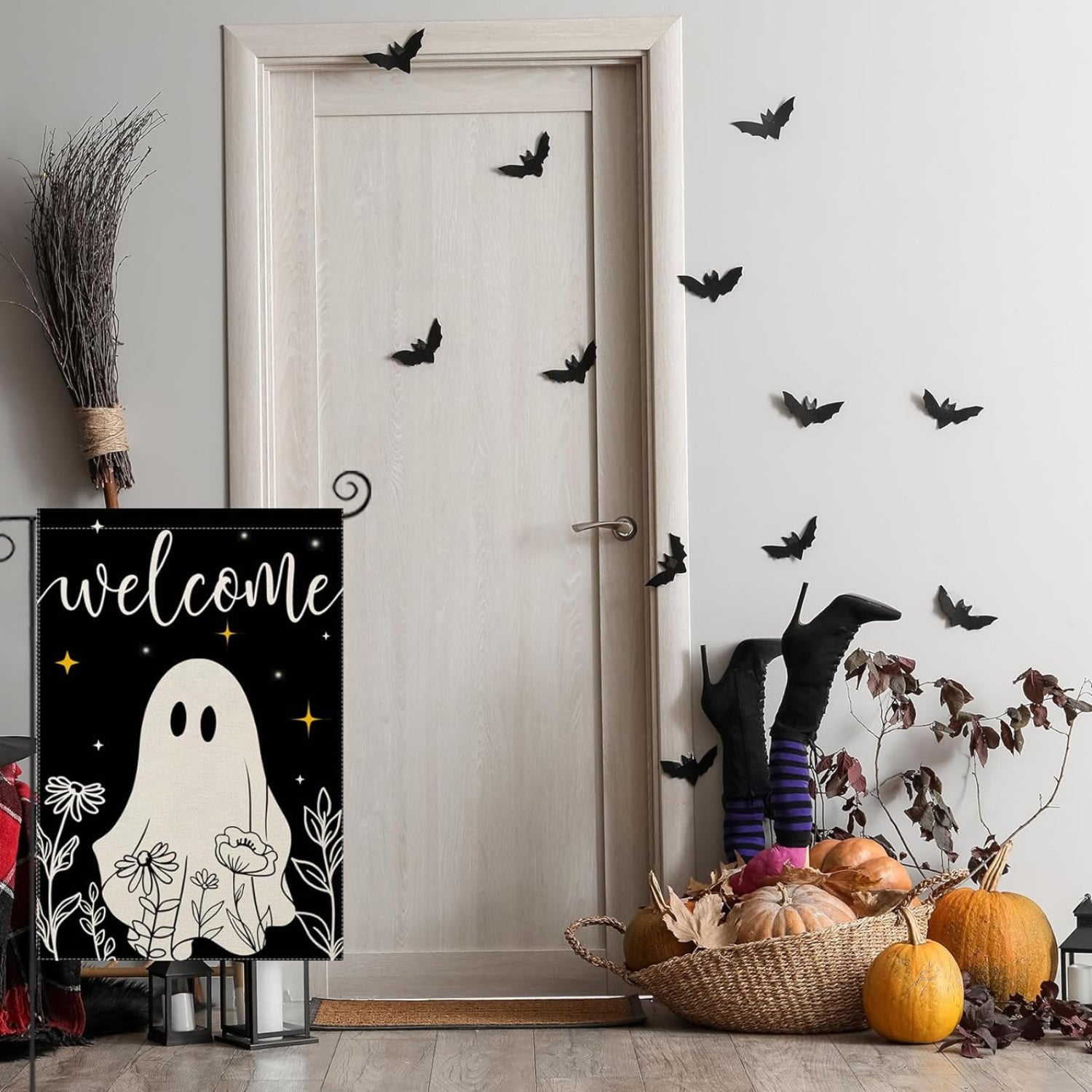 Double Sided Halloween Decorative Flag For Your Garden-Globe Flags