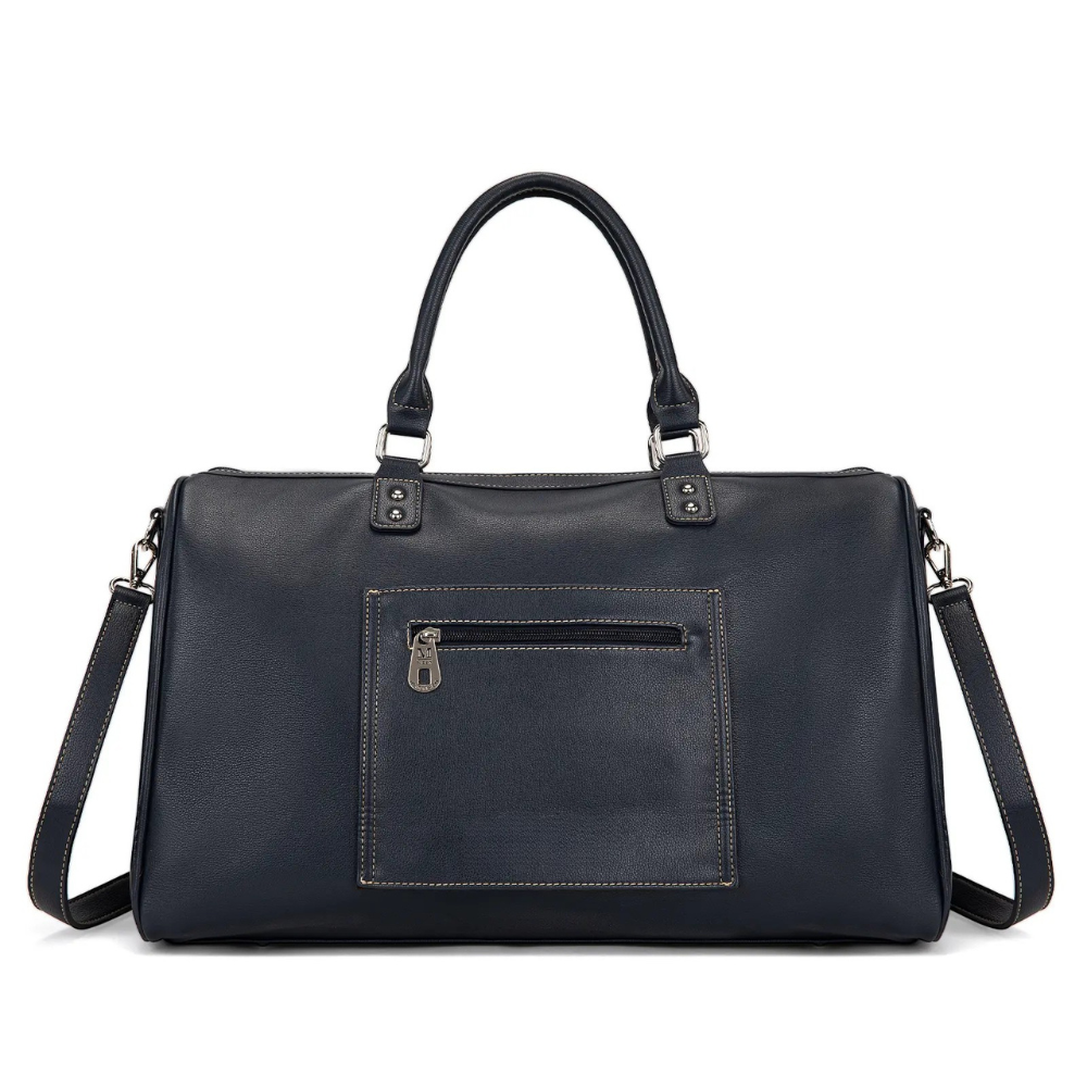 Duffel Flag Studded Weekender Travel Bag For Women