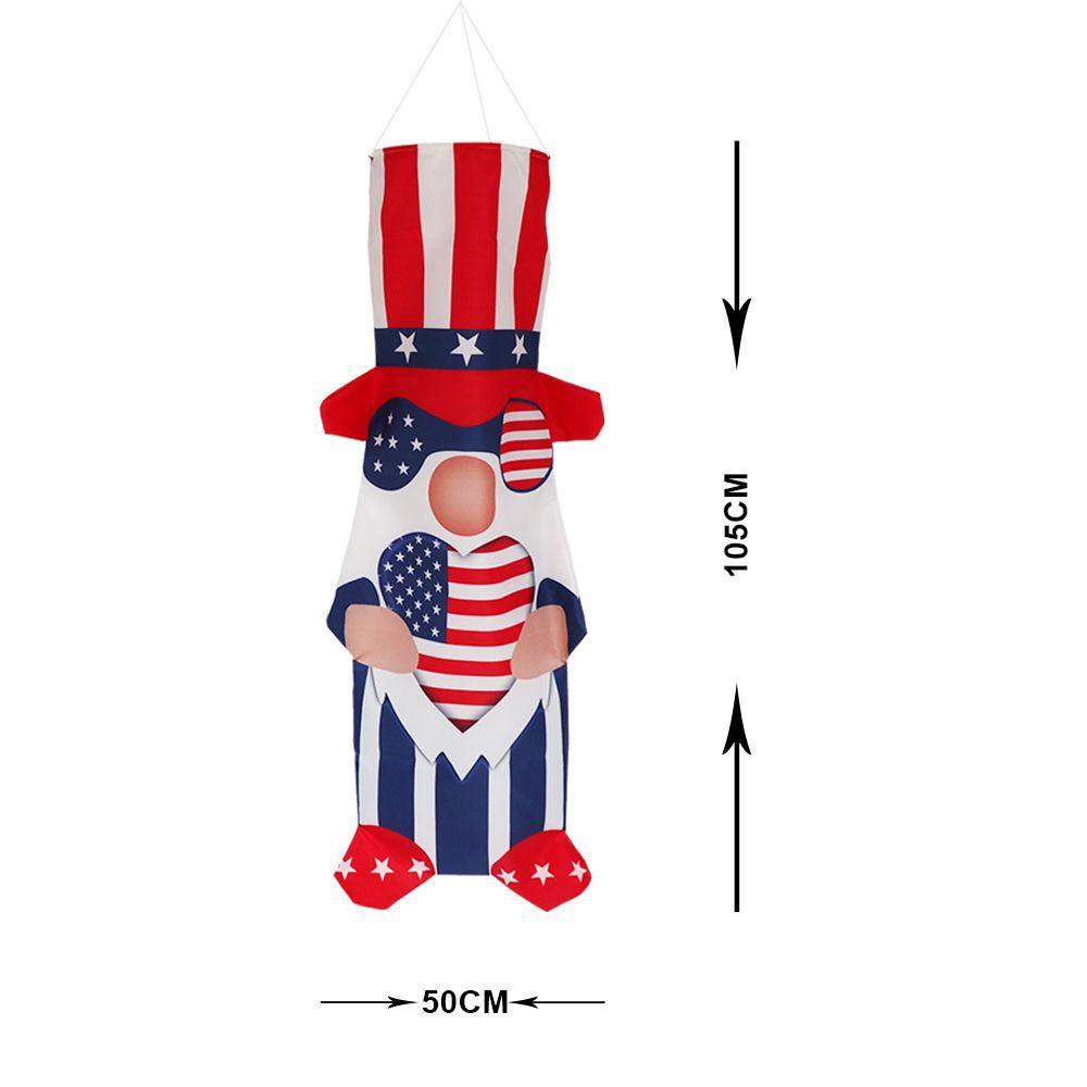 USA Eagle Windsock Flag - front view on white background