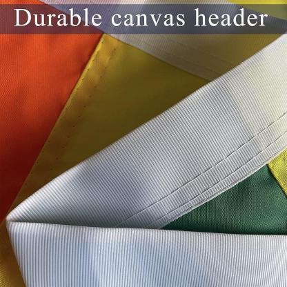 Rainbow Pride Flag Outdoor 3x5 Heavy Duty Sewn Stripes