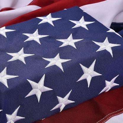 Fade Resistant American Flag – Spun Polyester with Embroidered Stars-Globe Flags