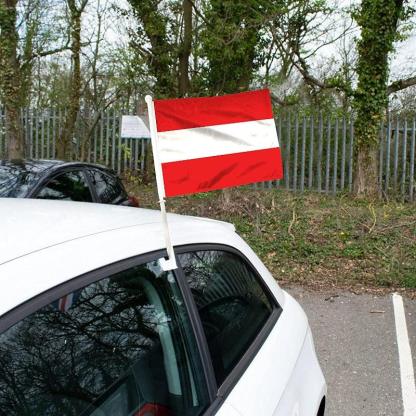 Austria Flag Car Mount Accessory For Vehicles National Identity-Globe Flags