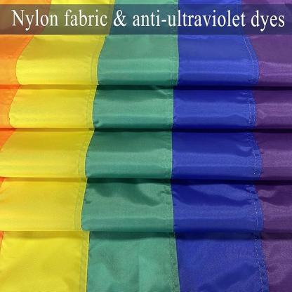 Rainbow Pride Flag Outdoor 3x5 Heavy Duty Sewn Stripes