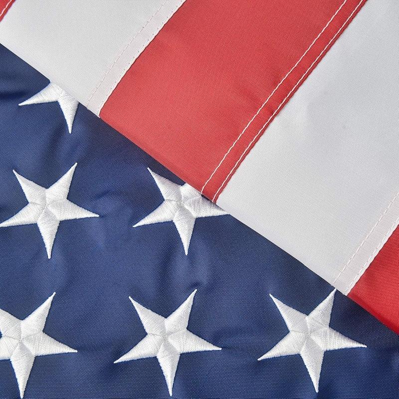 Vivid American Flag – Durable Oxford Nylon with Brass Grommets-Globe Flags