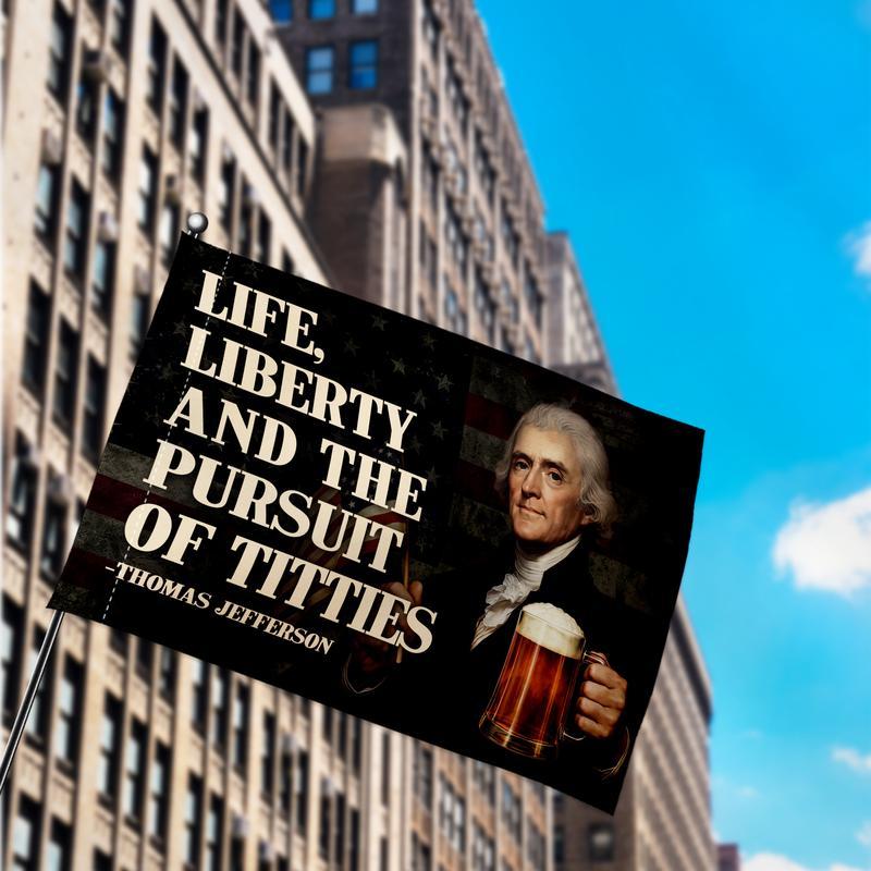 American 250th Anniversary House Flag Decor