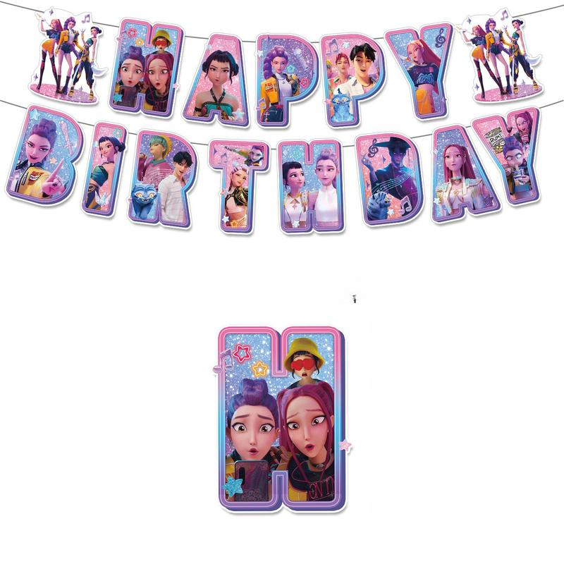 K Pop Demon Hunter Party Decorations