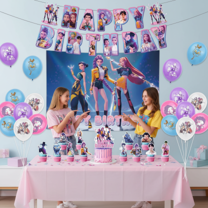 K Pop Demon Hunter Party Decorations
