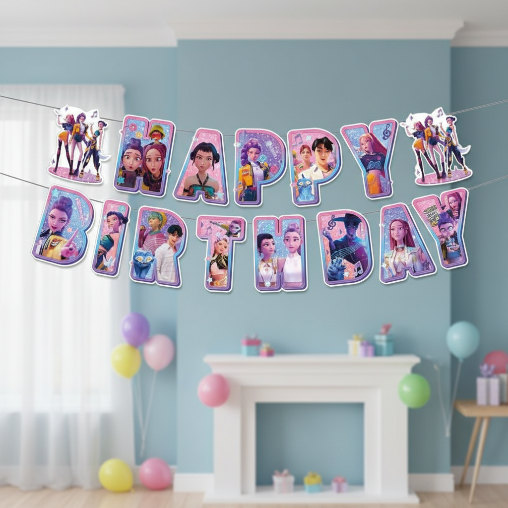 K Pop Demon Hunter Party Decorations