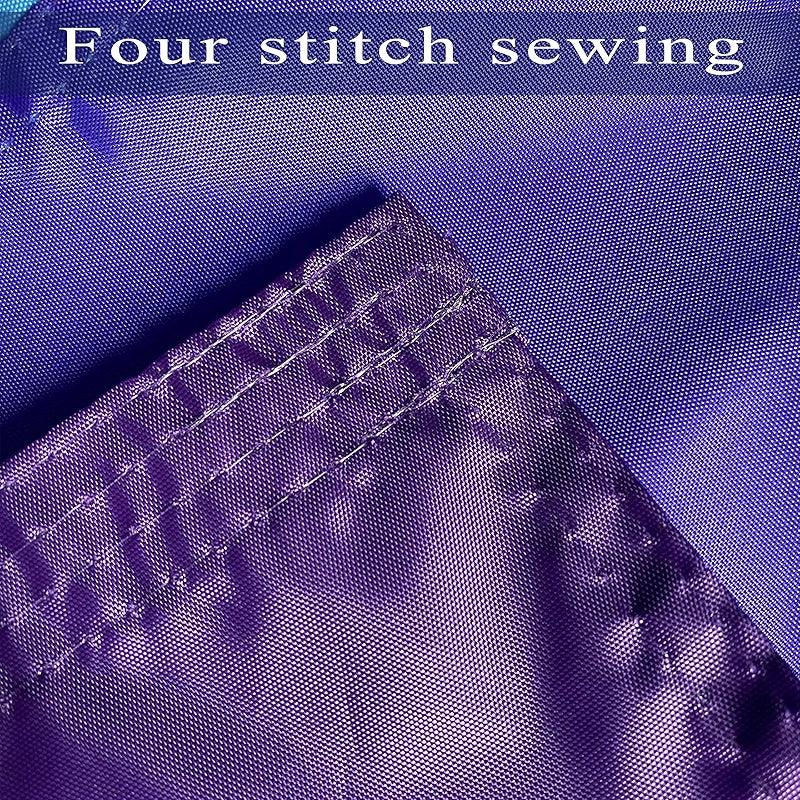 Rainbow Pride Outdoor Flag – Durable Nylon with Sewn Stripes-Globe Flags