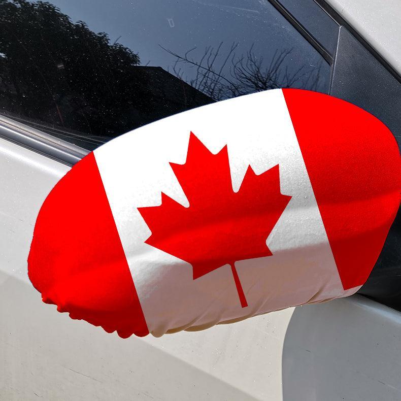 Canada Car Mirror Flag-Globe Flags