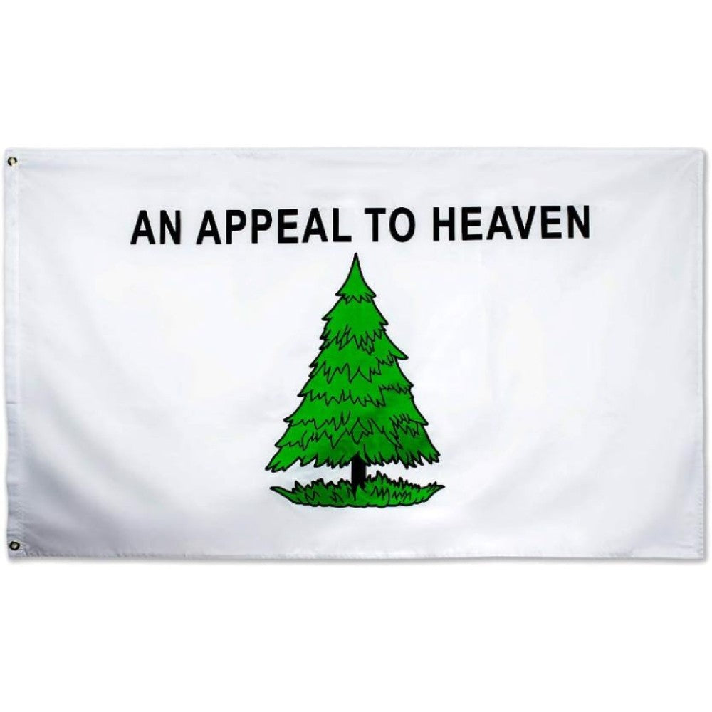Appeal to Heaven Printed Flag - front view on white background
