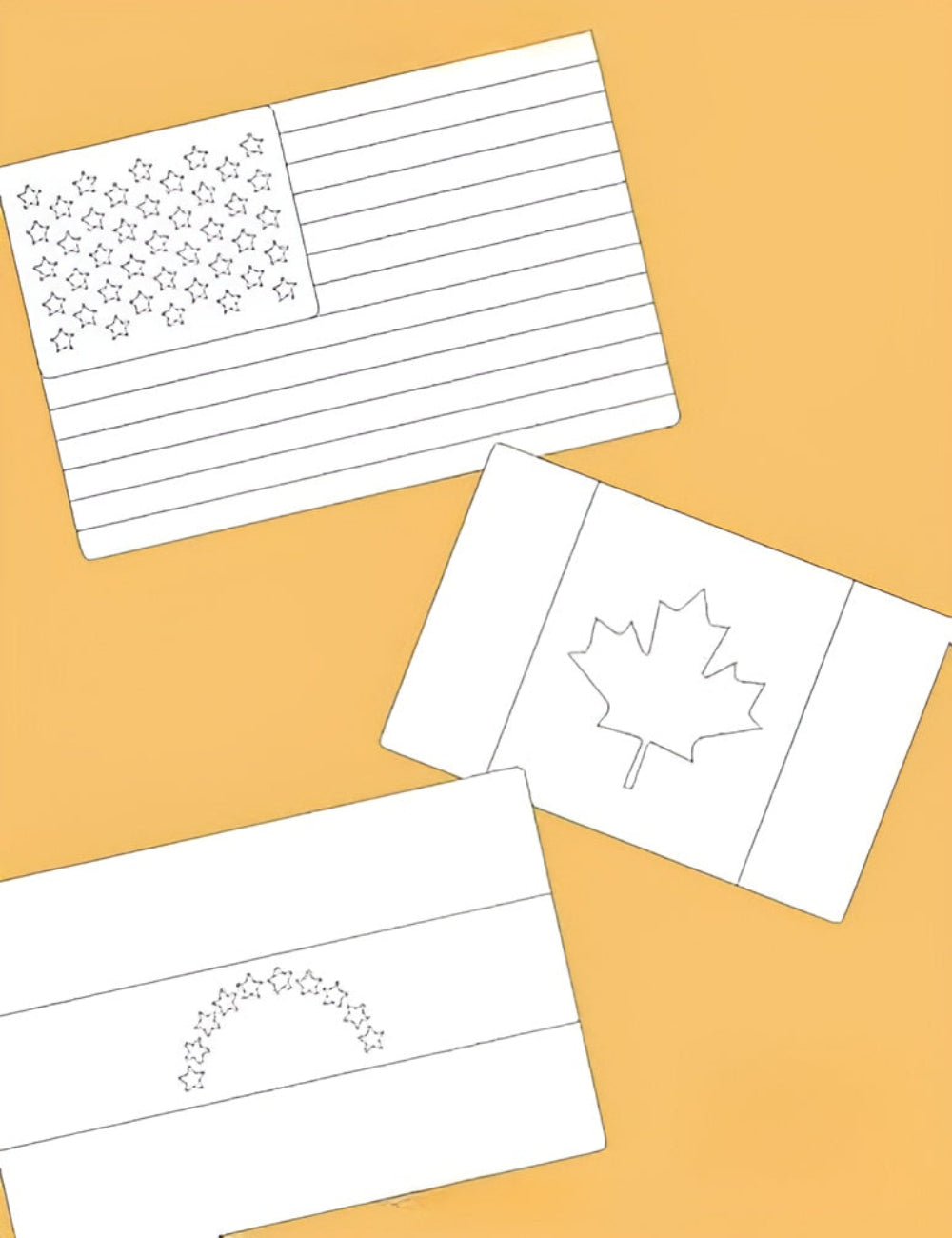 World Flags Coloring Book – Over 60 Flags from the Americas-Globe Flags