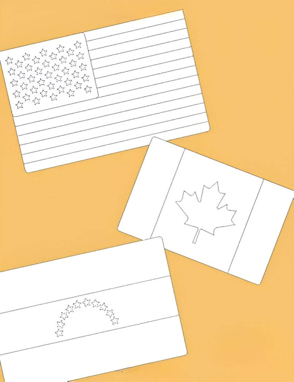 World Flags Coloring Book – Over 60 Flags from the Americas-Globe Flags