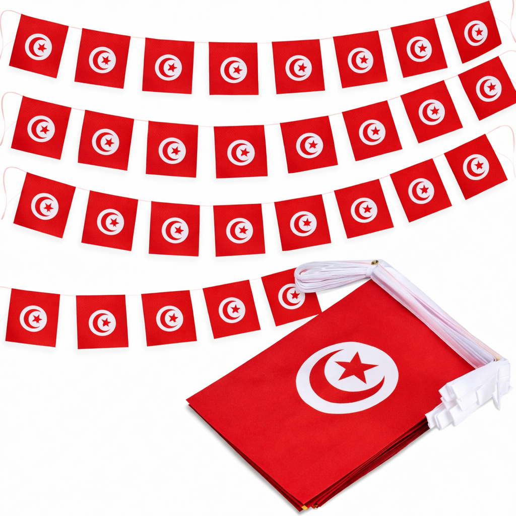 Official FIFA 2026 Tunisia Flag Banner