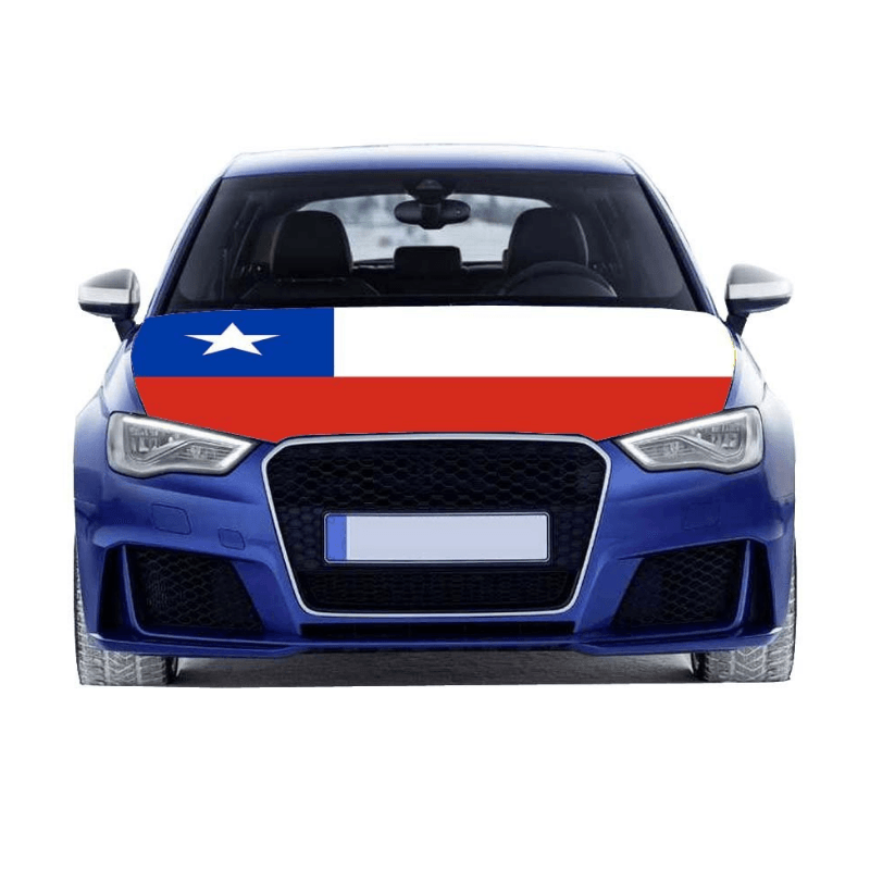 Chile Hood Flag Cover - product view