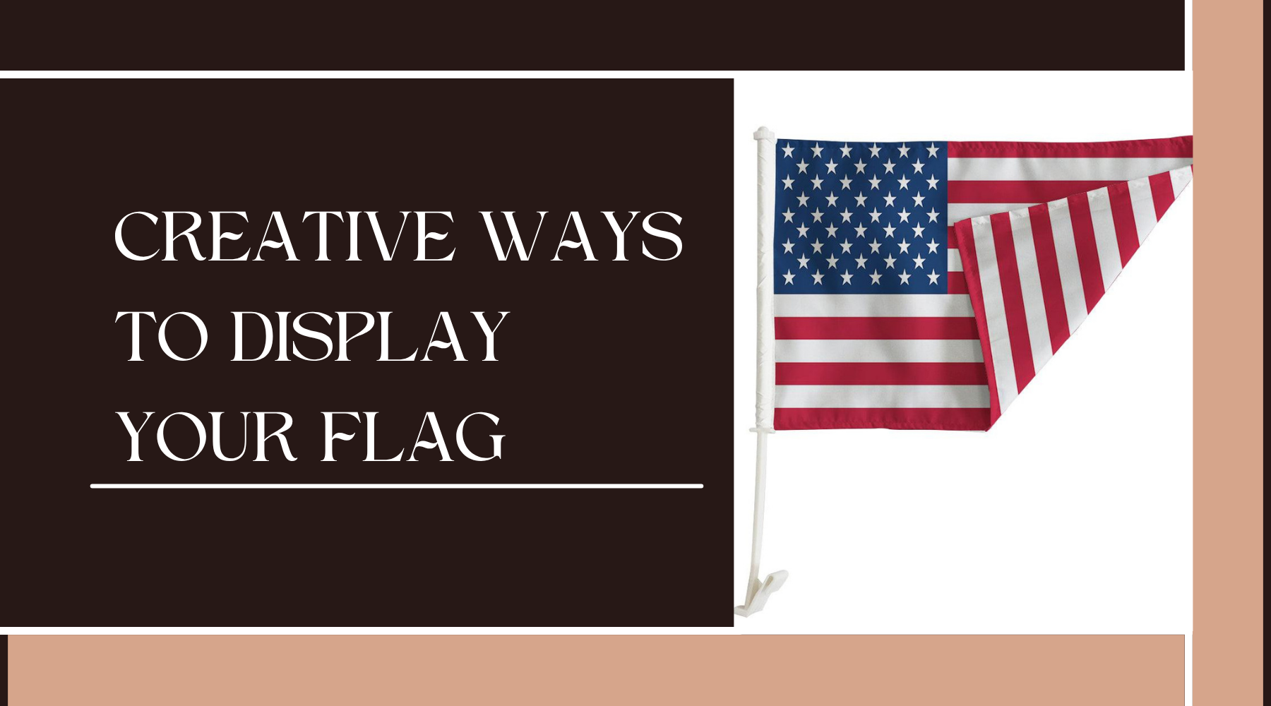 Creative Ways to Display Your Flag-Globe Flags