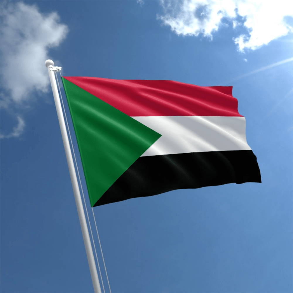 Sudanese Polyester Flag-Globe Flags