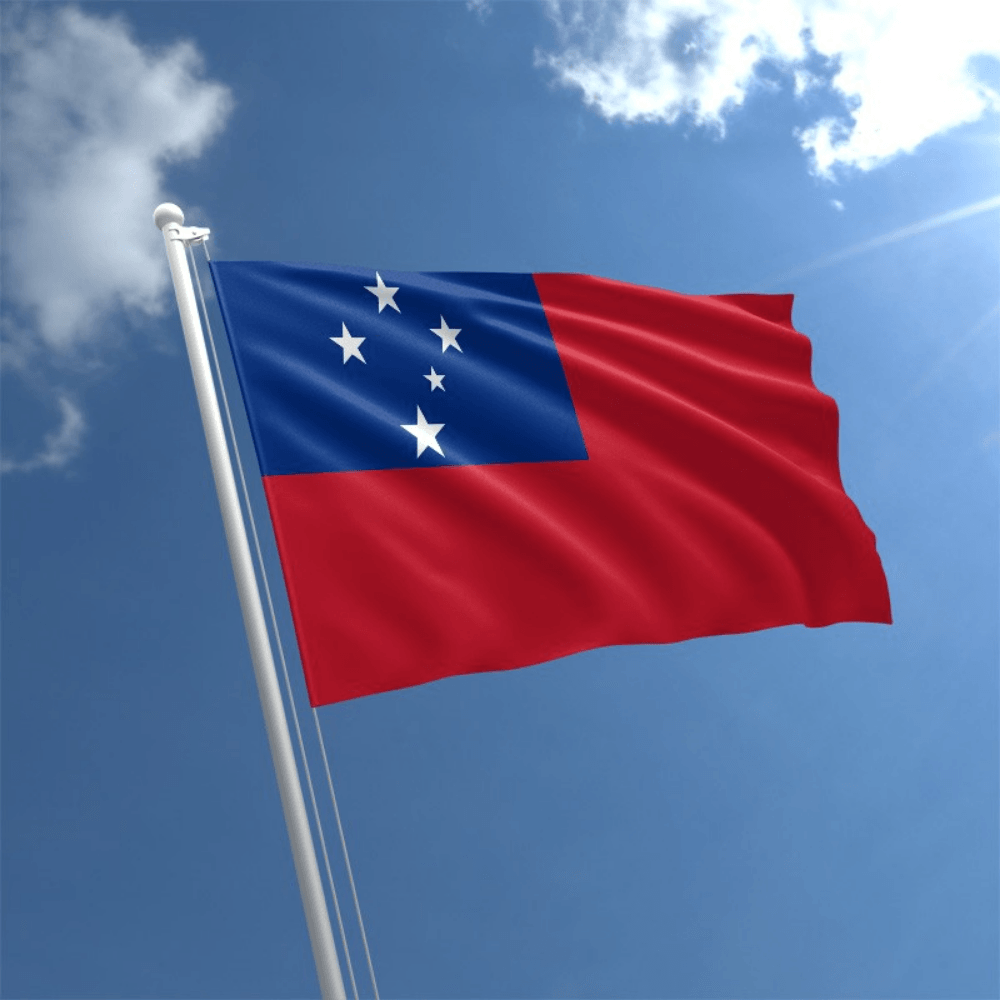 Samoan Flag-Globe Flags
