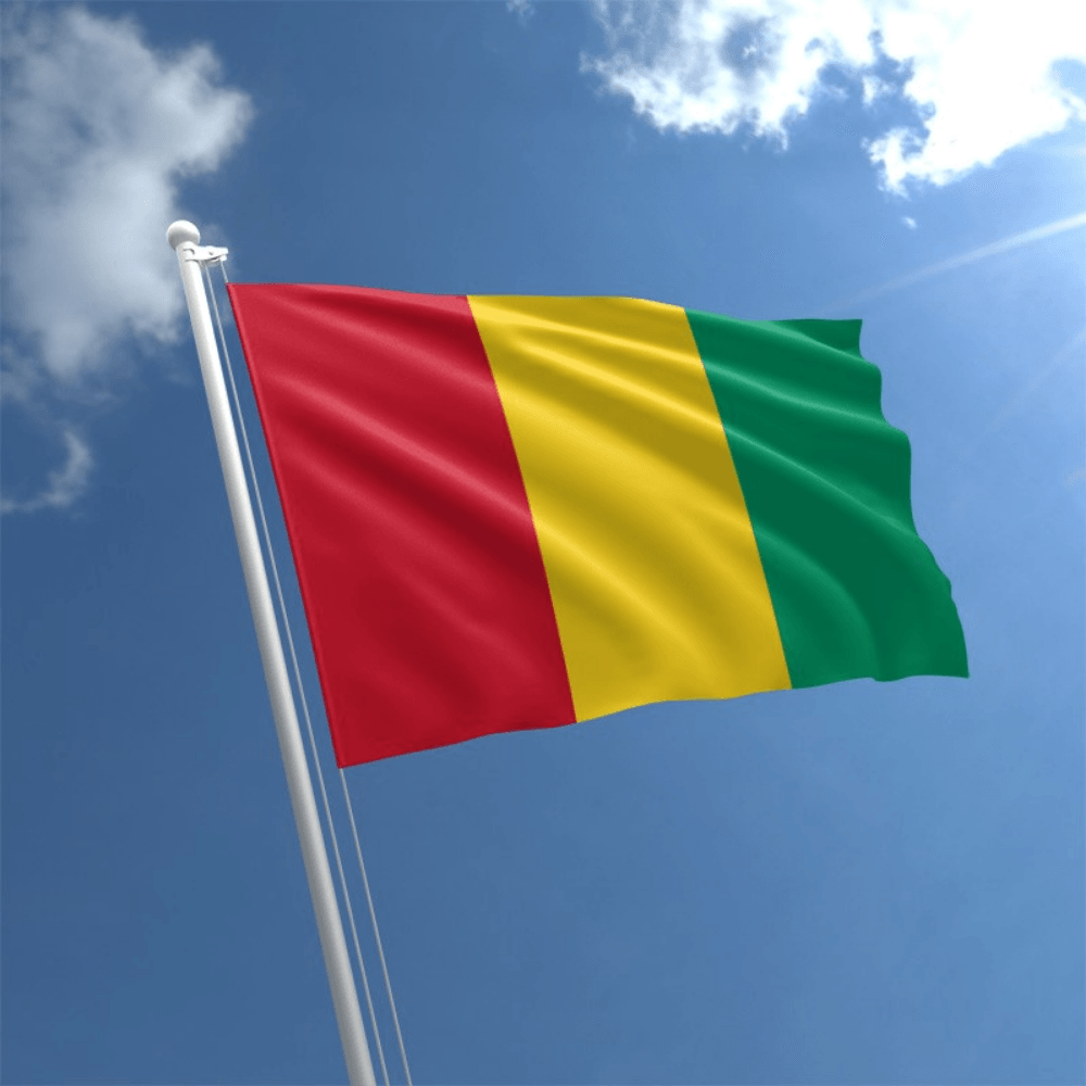 Guinea National Country Flag-Globe Flags