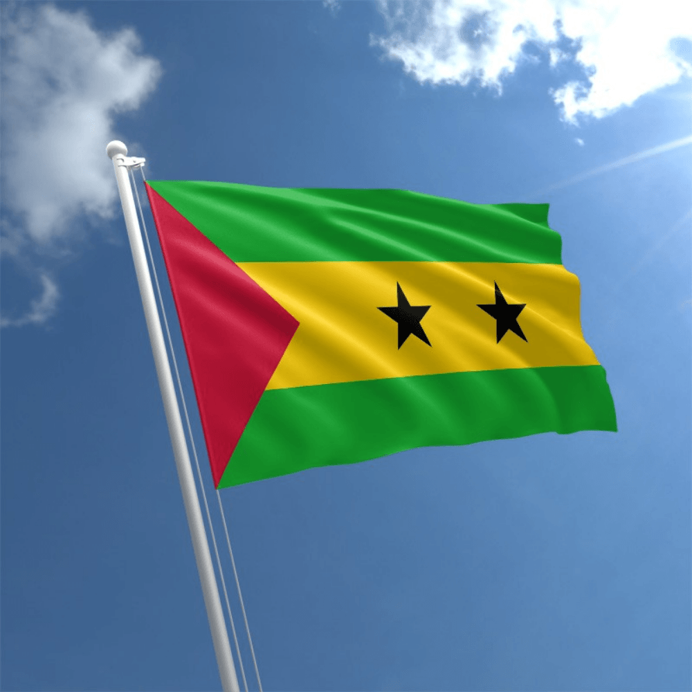 Sao Tome Principe Flag-Globe Flags