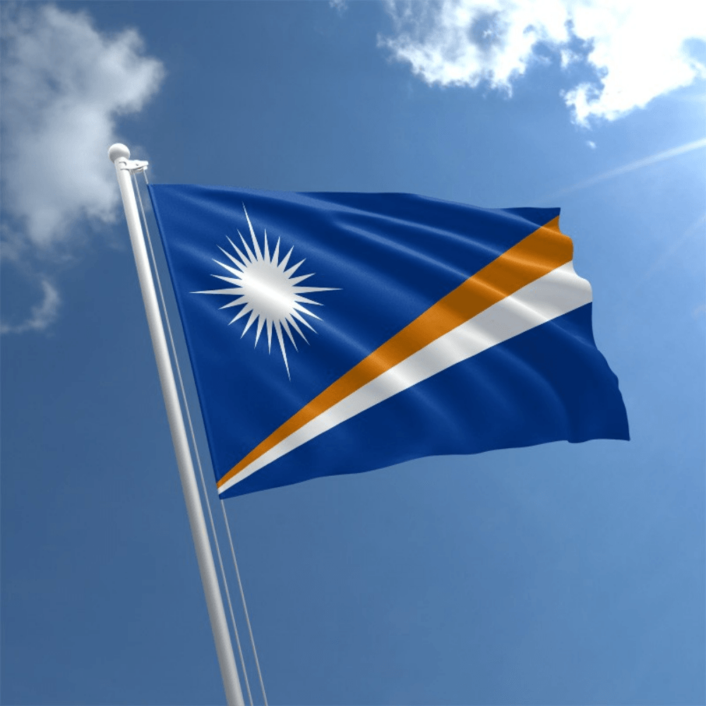 Marshall Islands Country Flag-Globe Flags