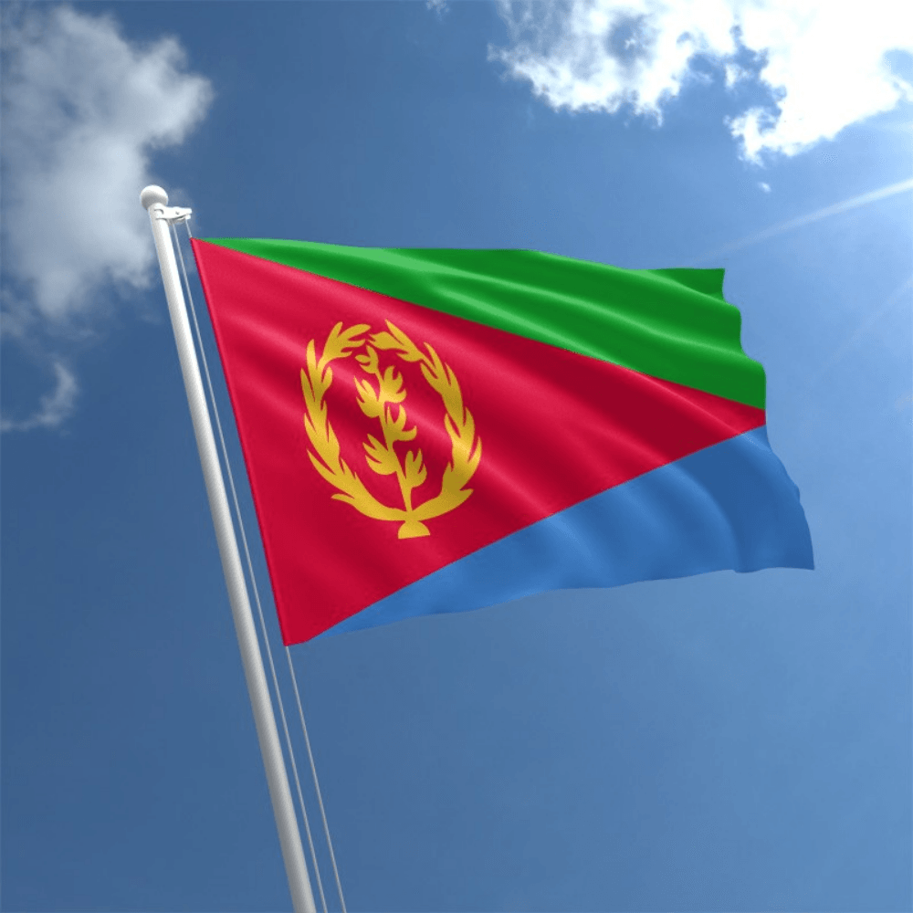 Eritrean National Country Flag-Globe Flags