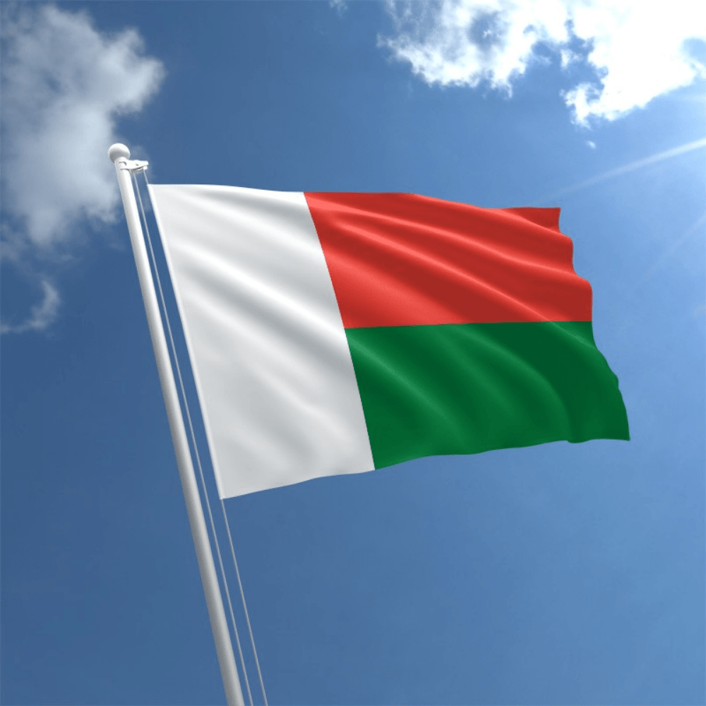 Madagascar National Country Flag-Globe Flags