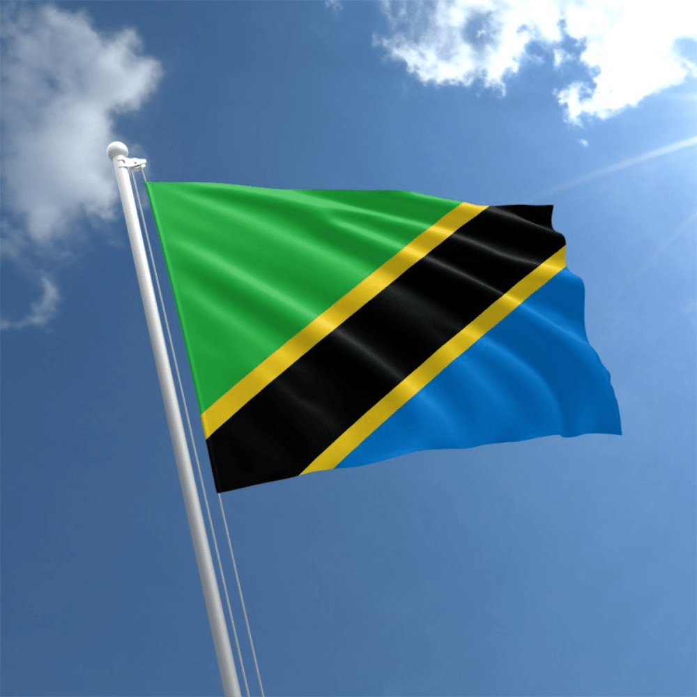 Tanzanian  Display Flag-Globe Flags