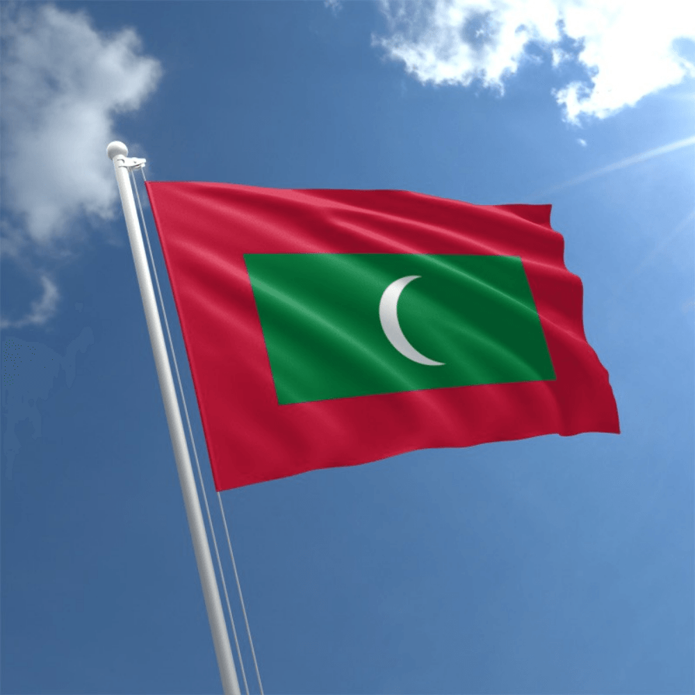Maldives National Country Flag-Globe Flags