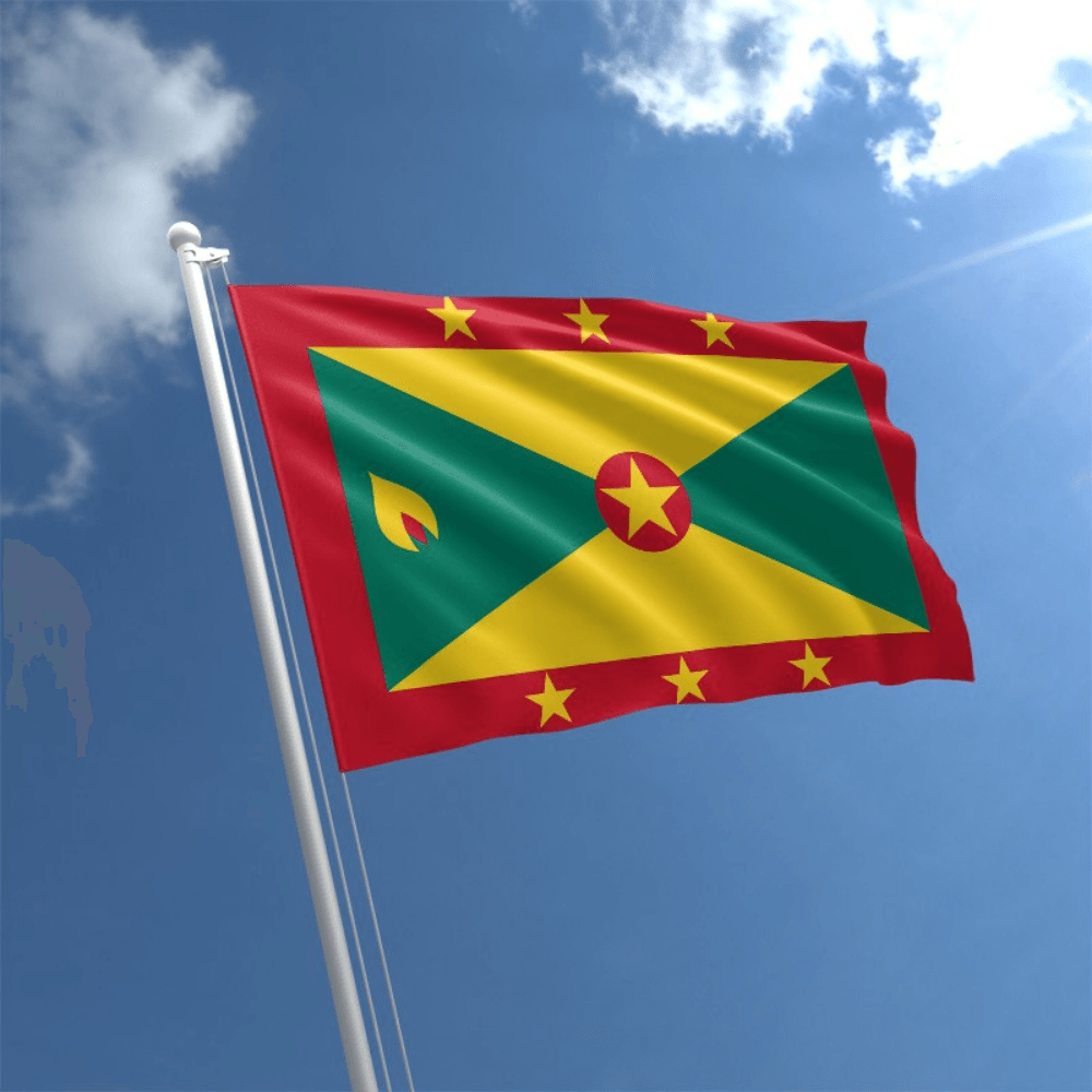Grenada National Country Flag-Globe Flags