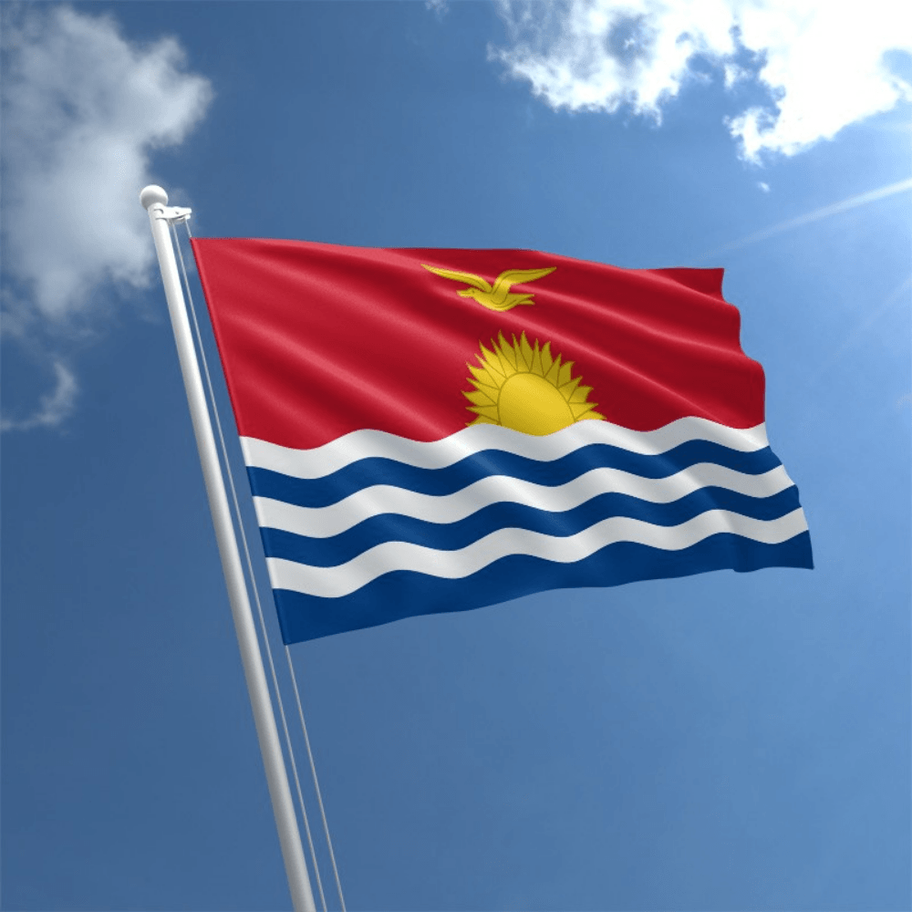 Kiribati National Country Flag-Globe Flags