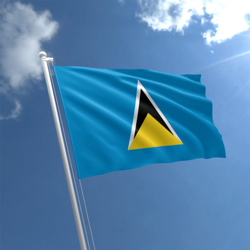 Saint Lucia Flag-Globe Flags