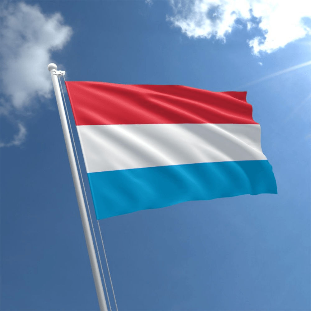 Luxembourg National Country Flag-Globe Flags