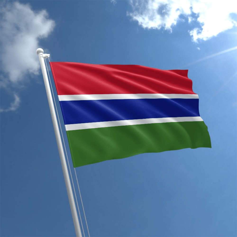 Gambia Country National Flag-Globe Flags