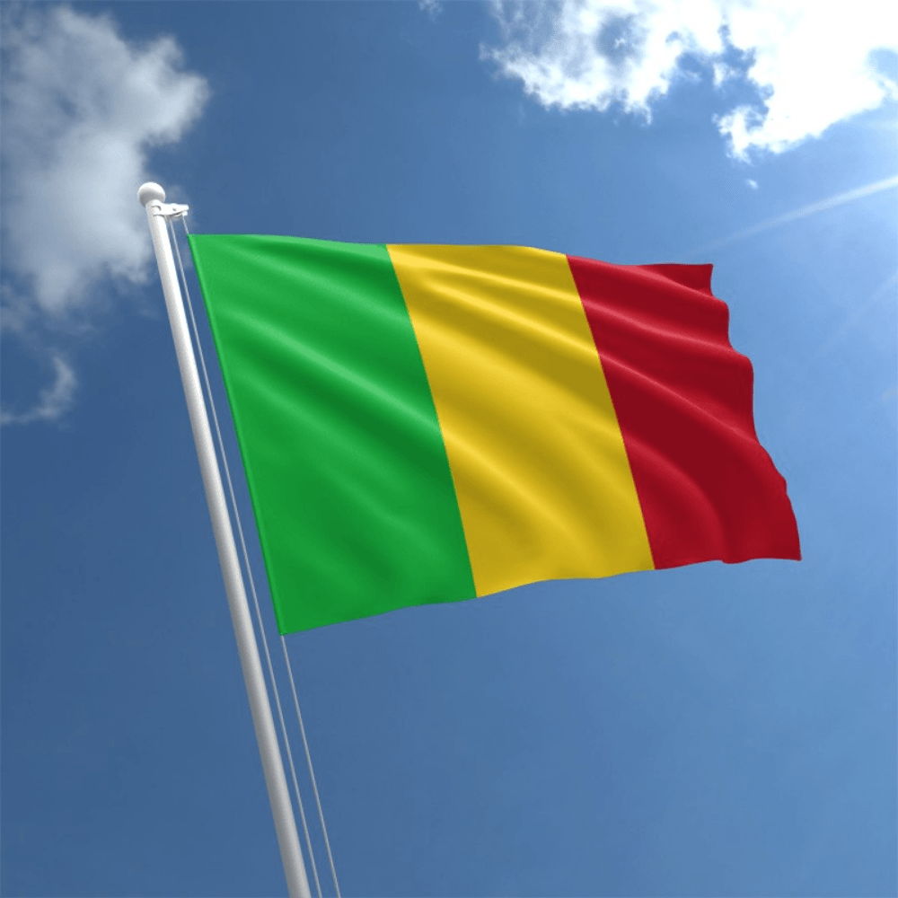 Mali National Country Flag-Globe Flags